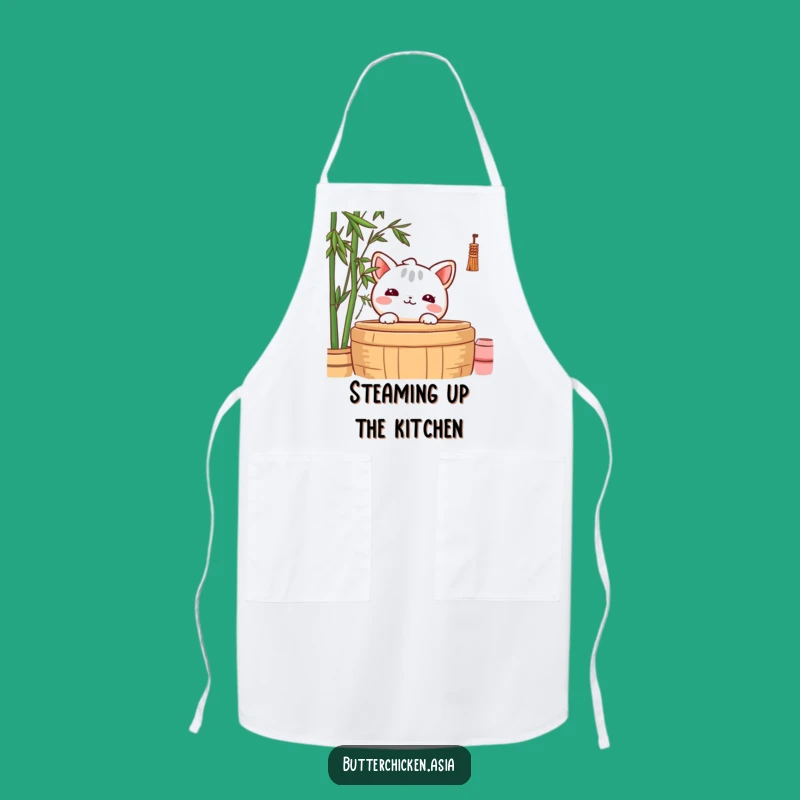 Funny Shy Wonton Apron: Cook with Modesty, A Charming Kitchen Funny Gift!