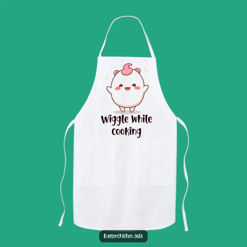 Funny Mochi Apron: Dance Through Cooking with this Wobbly Character