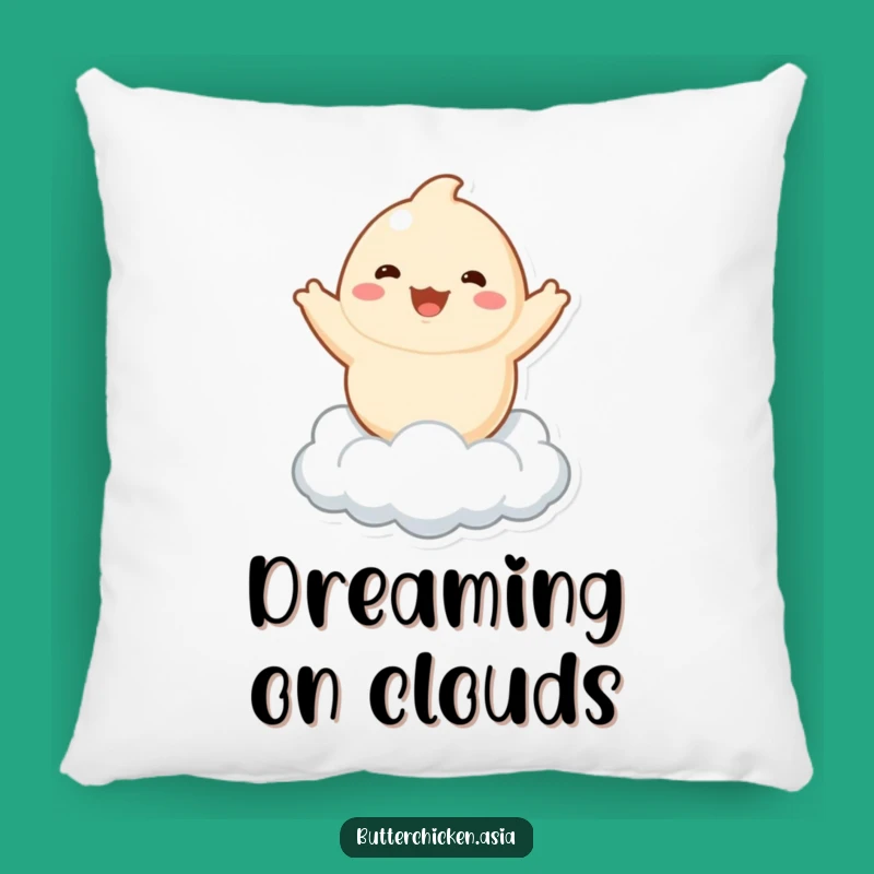 Funny Dumpling Pillow: Cozy Playful Character Cushion, Cloud Comfort