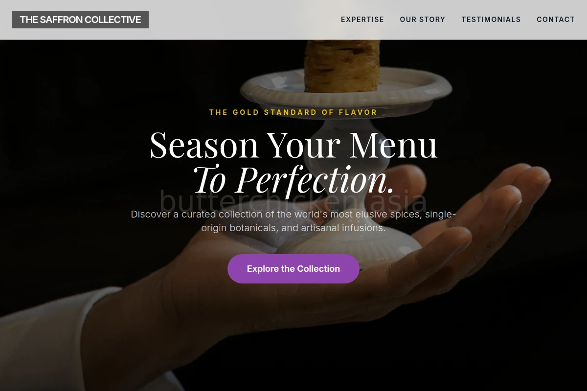Serving Specialty Food