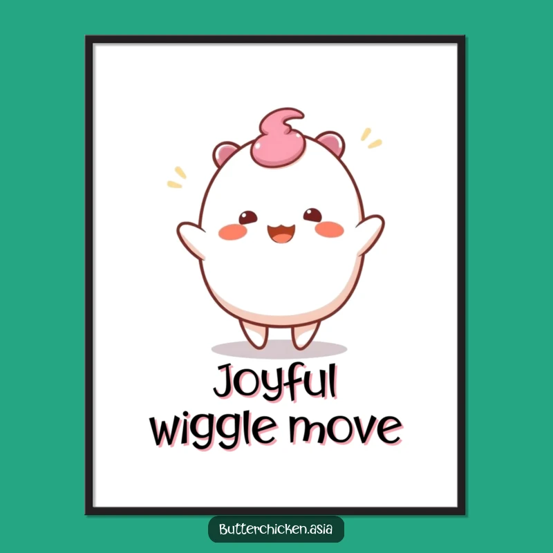 Funny Mochi Digital Art: Instant Joy with Wobbly Dance