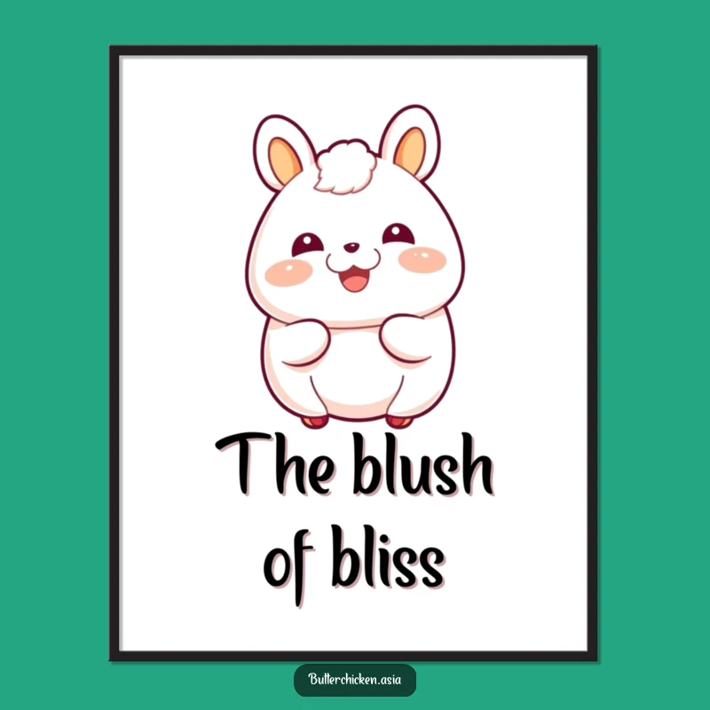 Funny Giggling Bao Bun Digital Art: Instant Joy for Walls, A Cheerful Funny Gift!