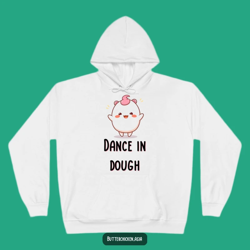 Funny Mochi Hoodie: Wobbly Dance Character for Cozy, Playful Fun