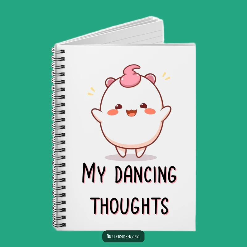 Funny Mochi Notebook: Jot Down Joys with this Wobbly Character