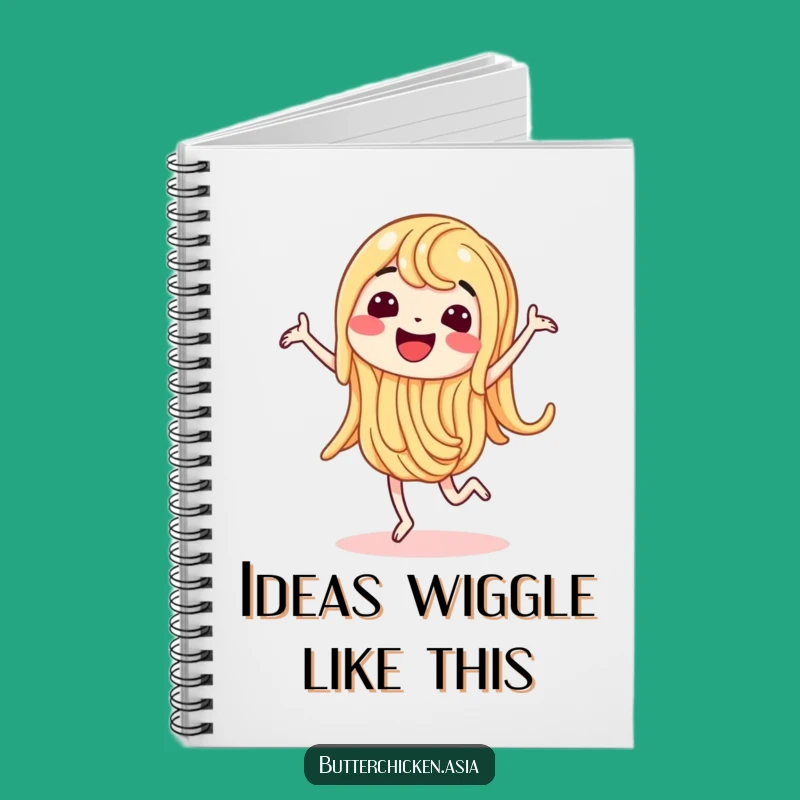 Funny Noodle Dance Notebook: Jot Down Happy Thoughts, A Joyful Funny Gift!