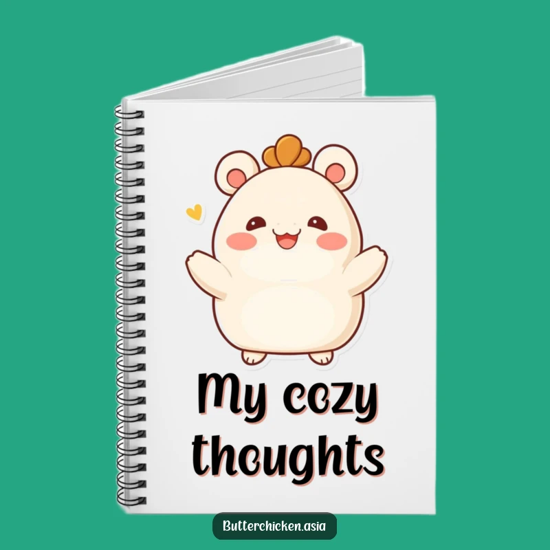Funny Bao Bun Notebook: Jot Down Hugs with this Smiling Character