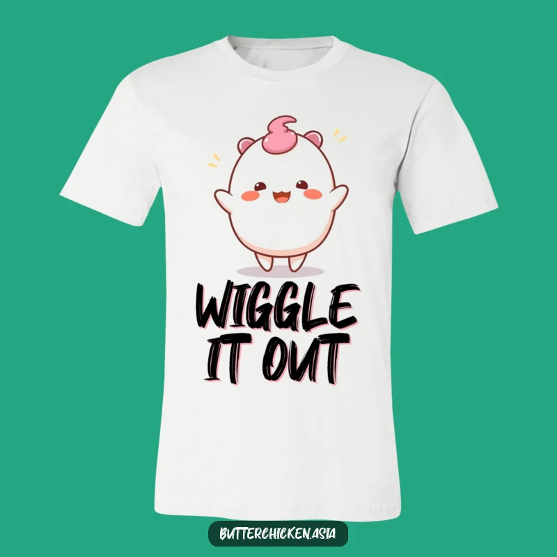 Funny Mochi T-Shirt: Joyful Dance Character Tee for a Fun Gift