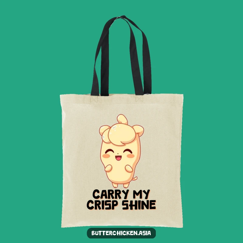 Funny Delighted Tempura Tote Bag: Carry Your Shine, An Adorable & Crisp Funny Gift!