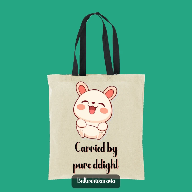 Funny Bao Bun Tote Bag - Carry Your Smiles with a Happy Food Character
